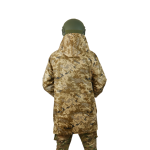 Плащ-дощовик з запаяними швами піксель - Зображення 2