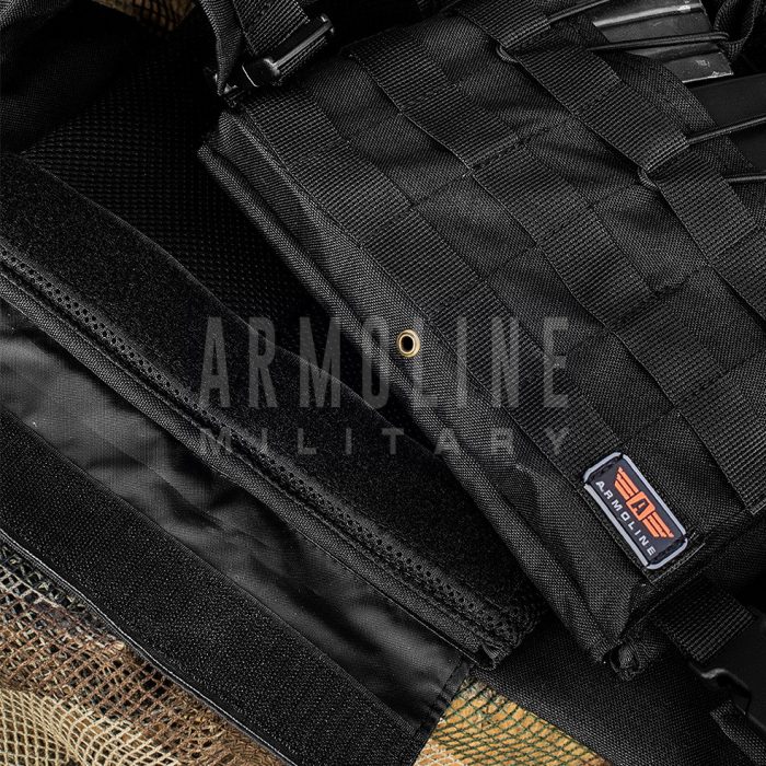 Плитоноска Plate Carrier KARGO BLACK (Cordura) - Зображення 4