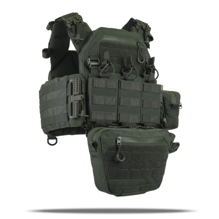 Комплект плитоноска Kiborg GU Gen.2 + 6 підсумків Хакі - Зображення 3