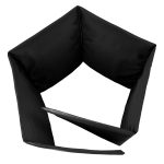 Каремат похідний "АРМІЙСЬКИЙ" BLACK (Плащівка + Пінополіетилен) - Зображення 3