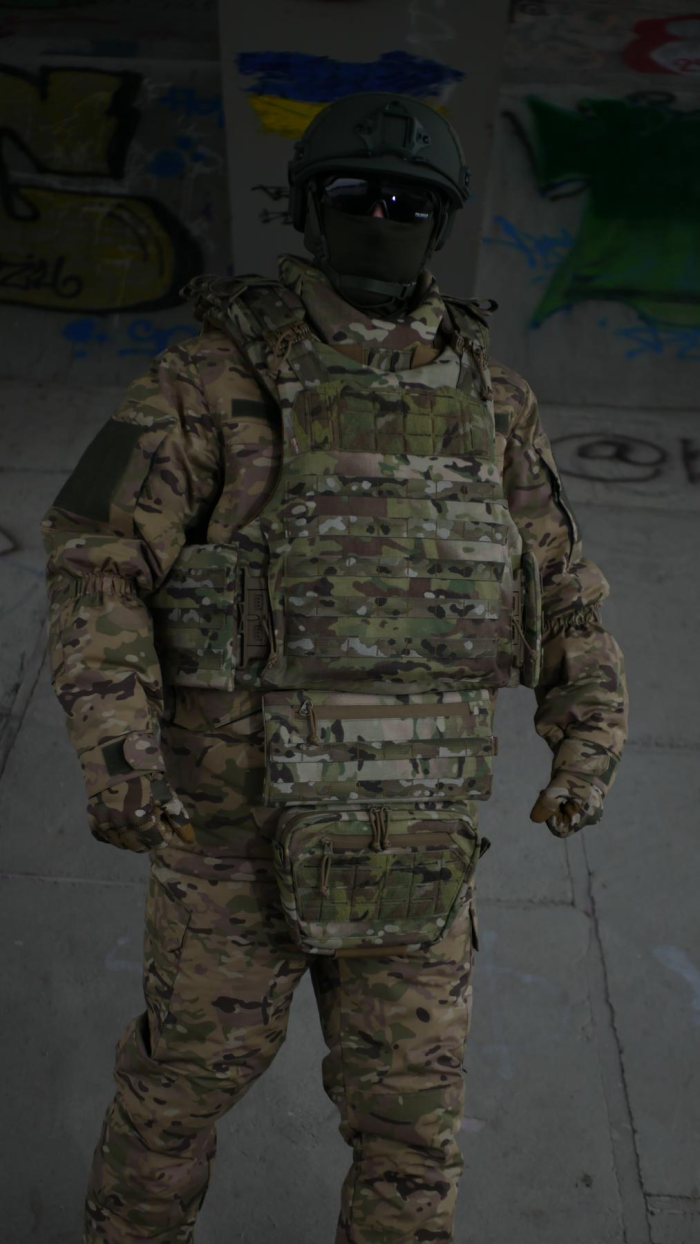 Сумка-напашник XL Militex Cordura original USA Мультикам з NIR-просоченням - Зображення 7