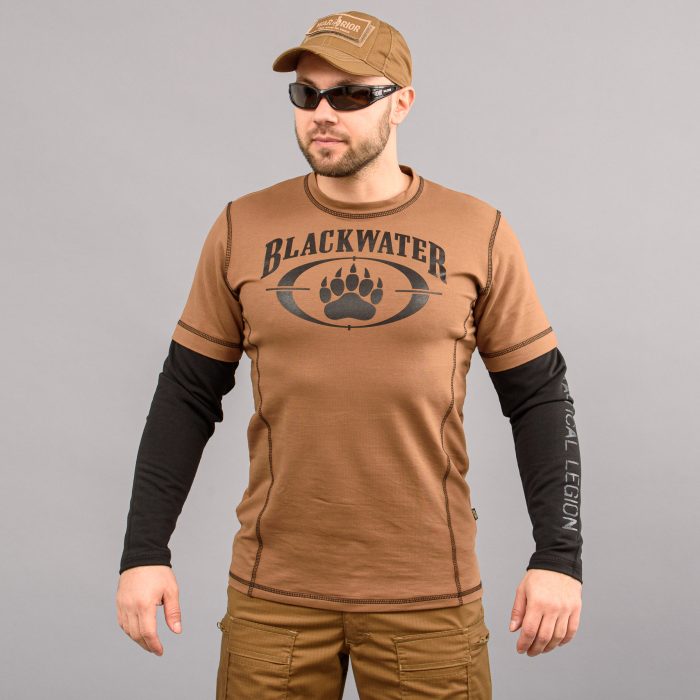 Футболка з рукавами "BLACK WATER" COYOTE (Трикотаж) - Зображення 1