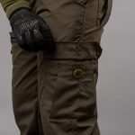 Штани зимові "RAPTOR-3" OLIVE (Мембрана + Мікрофліс) - Зображення 6