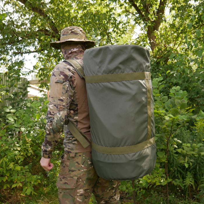 Сумка-баул Kiborg 80л олива - Зображення 7