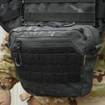 Сумка-напашник чорний мультикам XL Kiborg GU - Зображення 8