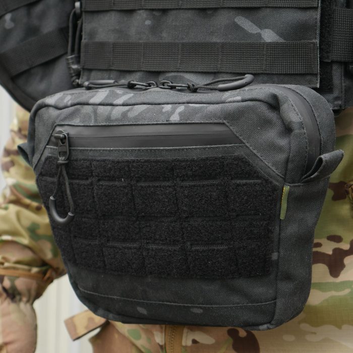 Сумка-напашник чорний мультикам XL Kiborg GU - Зображення 8