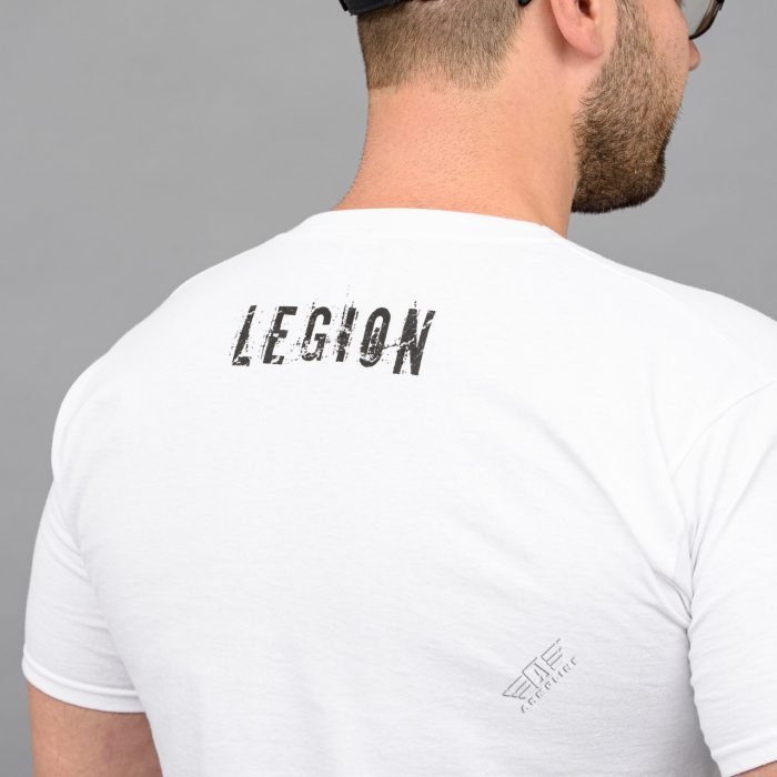 Футболка з принтом "LEGION" WHITE (Бавовна) - Зображення 5