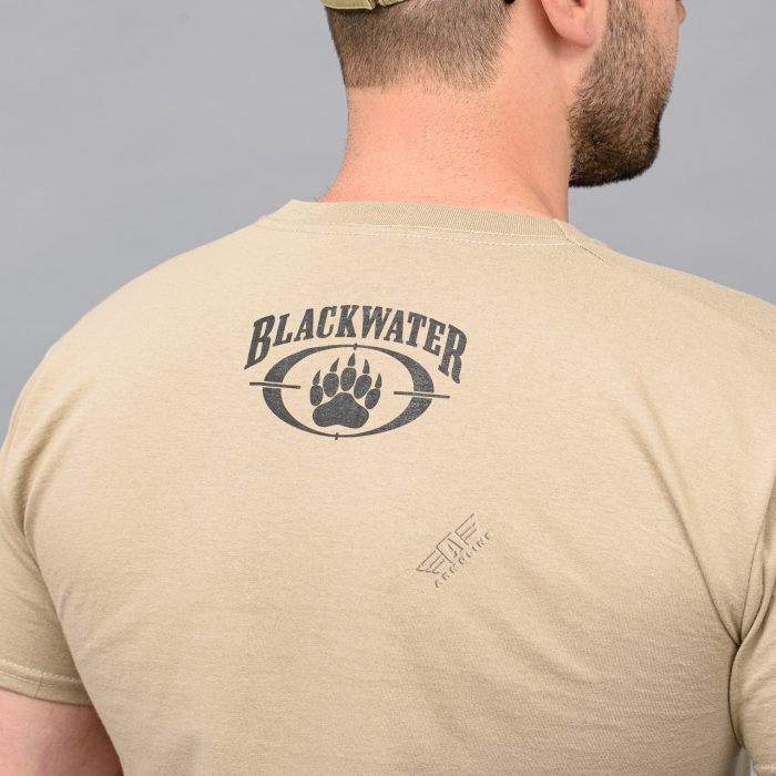 Футболка з принтом "BLACK WATER" KHAKI (Бавовна) - Зображення 4