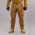 Штани "TRAVEL DEFENCE" COYOTE з ременем (Таслан + Мікрофліс)