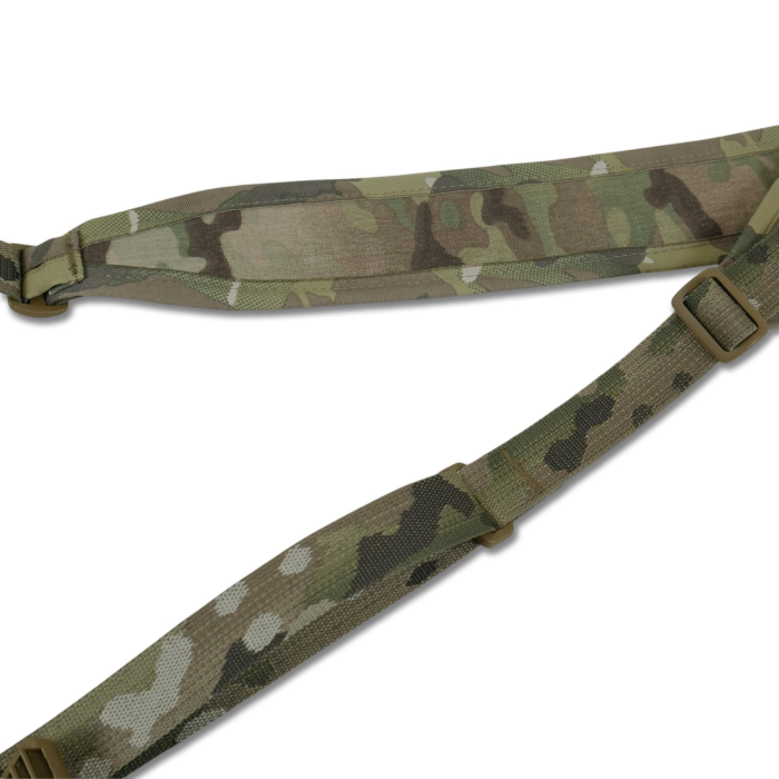 Двоточковий збройовий ремінь зі швидким регулюванням Multicam USA з металевими карабінами (2шт) - Зображення 2