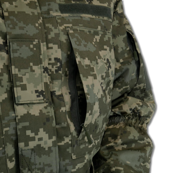 Зимовий костюм Water Repellent MILITEX Gen 6 Піксель (бушлат+штани) - Зображення 6