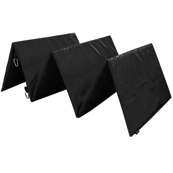 Каремат похідний "АРМІЙСЬКИЙ" BLACK (Плащівка + Пінополіетилен) - Зображення 2