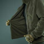 Тактична вітрозахисна флісова кофта Militex mod. 5 Хакі - Зображення 9