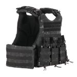 Бронежилет Modular X-1 Kiborg Чорний мультикам (без підсумків) - Зображення 5