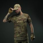 Трикотажна футболка "ARNO" виробник Militex — Мультикам - Зображення 5