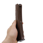 Магазин для АК коробчатий з вікном для контролю кількості заряду патронів коричневий - Зображення 2