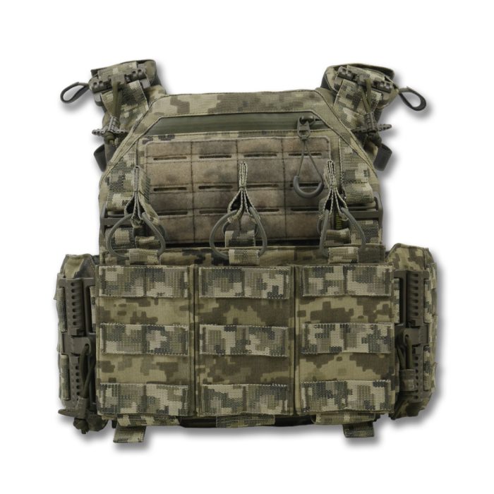 Плитоноска Kiborg GU Gen.2 + з'ємна панель для трьох магазинів Піксель - Зображення 7