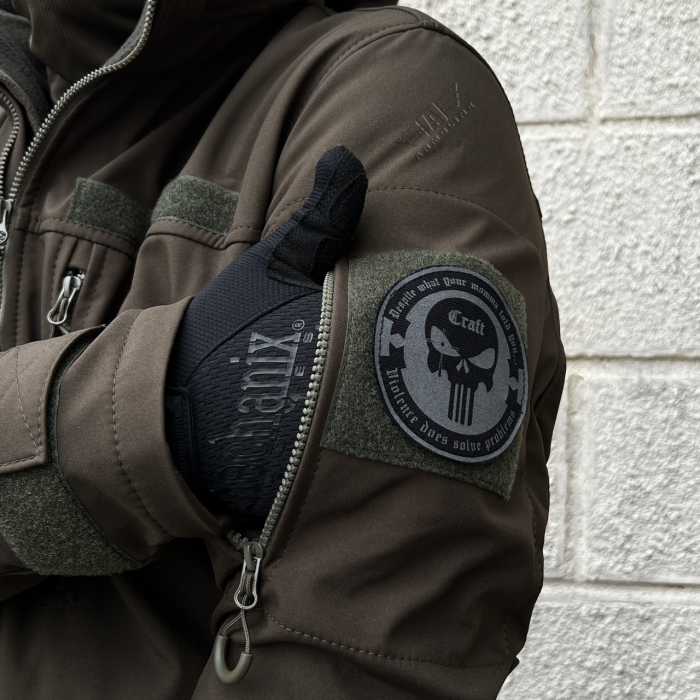 Куртка зимова SoftShell "DIVISION" + толстовка фліс (OLIVE) 2 в 1 - Зображення 6