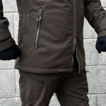 Куртка зимова SoftShell "DIVISION" + толстовка фліс (OLIVE) 2 в 1 - Зображення 7