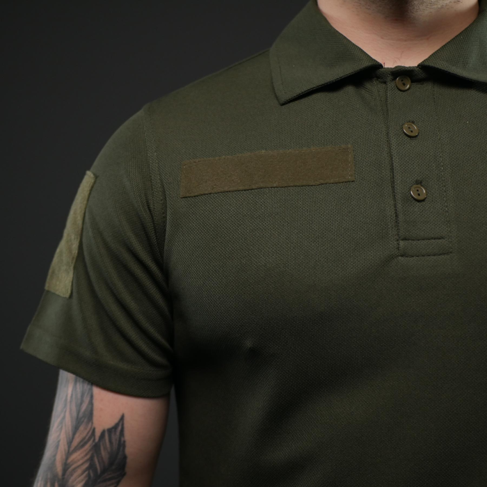 Тактична футболка поло олива Military (44р) - Зображення 8
