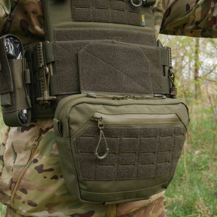 Сумка-напашник XL Kiborg GU Cordura з NIR-просоченням (Хакі) - Зображення 9