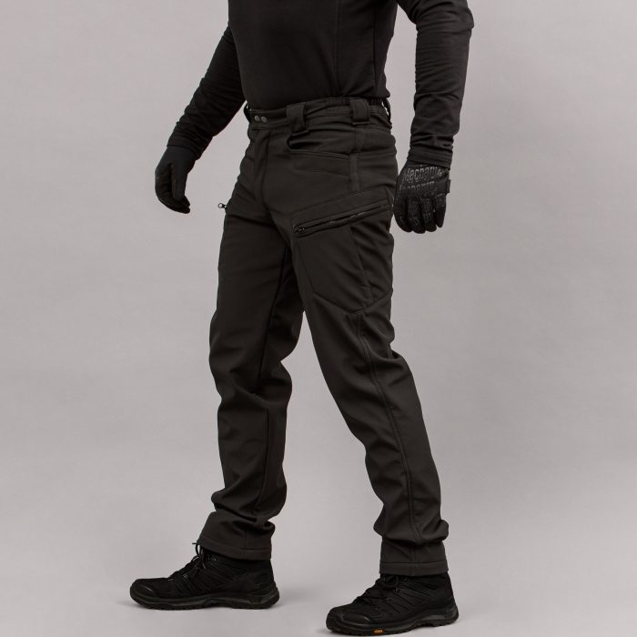 Штани "URBAN SCOUT" BLACK (SoftShell) - Зображення 2