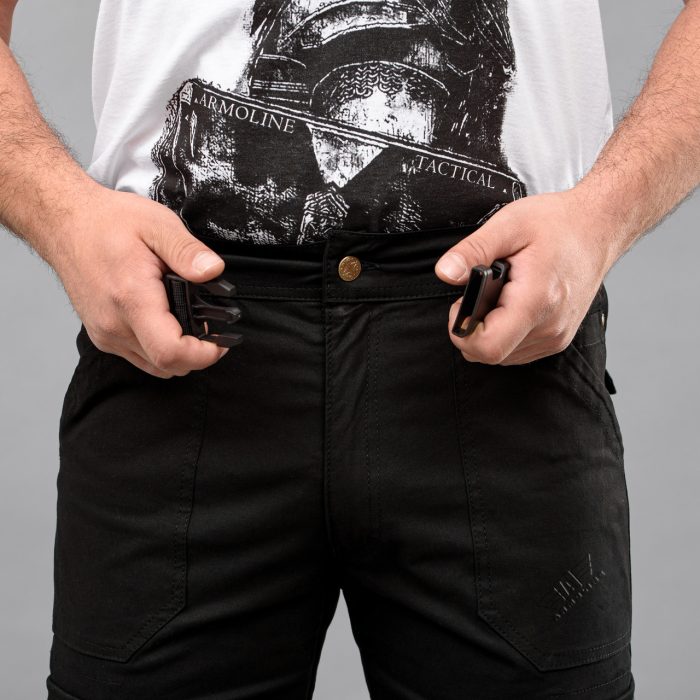 Шорти карго з ременем "LEGION" BLACK (Котон Стрейч) - Зображення 4
