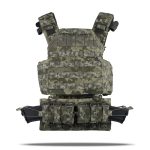 Комплект Плитоноска Kiborg GU Gen.2 з двома підсумками та захистом 1 класу Піксель - Зображення 8