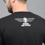 Футболка з принтом "ARMOLINE" BLACK (Бавовна) - Зображення 5