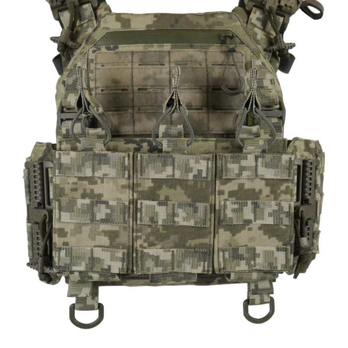 Плитоноска Kiborg GU Gen.2 + з'ємна панель для трьох магазинів Піксель - Зображення 5