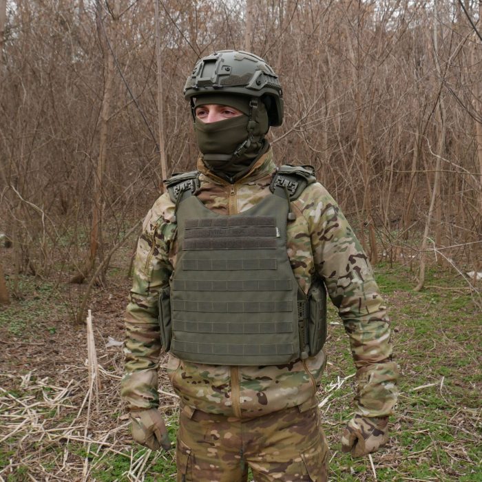 Бронежилет Modular X-1 Kiborg Хакі (без підсумків) - Зображення 7