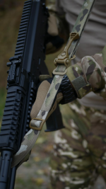 Двоточковий збройовий ремінь зі швидким регулюванням Multicam USA (кріплення стропою в обхват) - Зображення 10