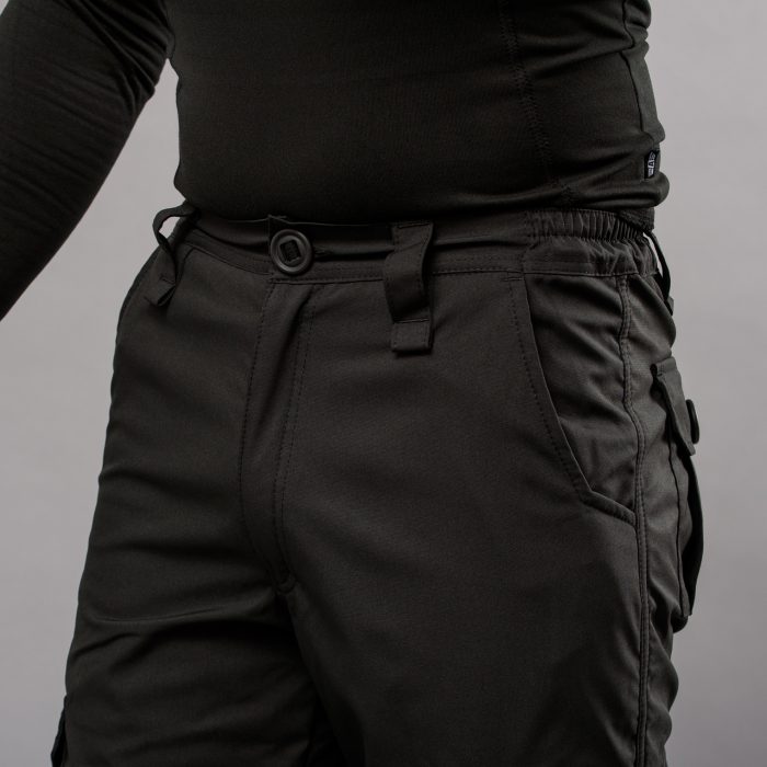 Штани зимові "RAPTOR-3" BLACK (Мембрана + Мікрофліс) - Зображення 4
