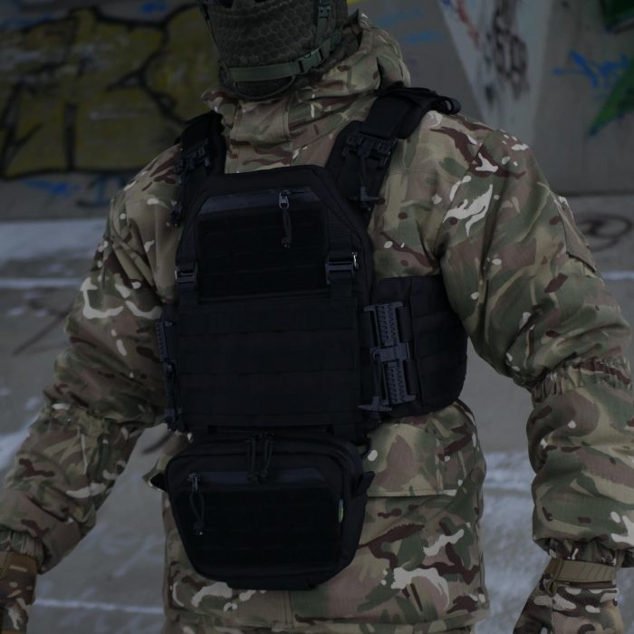 Сумка-напашник M Kiborg GU Cordura Black - Зображення 6