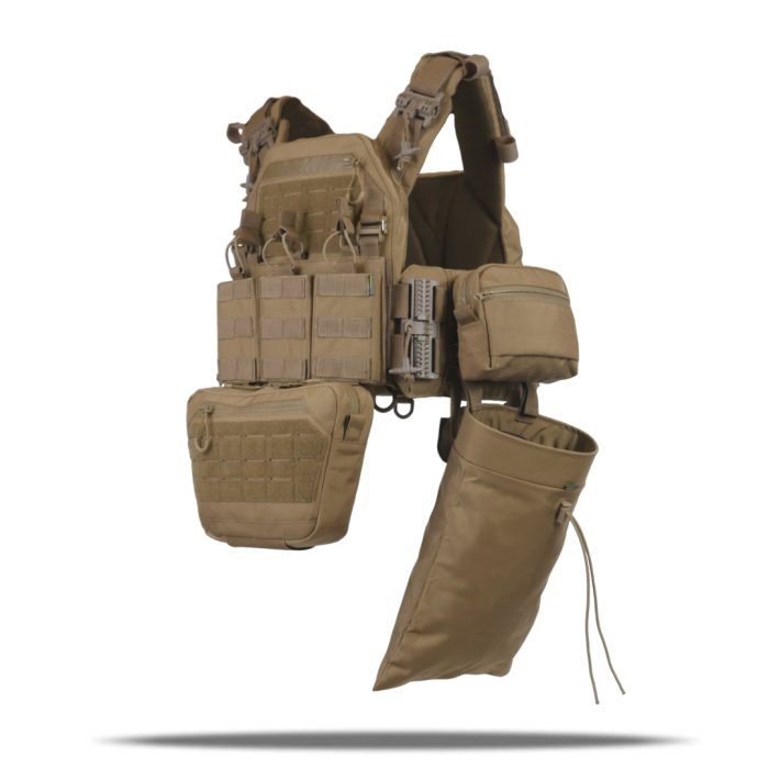 Комплект плитоноска Kiborg GU Gen.2 + 6 підсумків Койот - Зображення 5