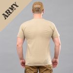 Футболка з принтом "ARMY" KHAKI (Бавовна) - Зображення 3