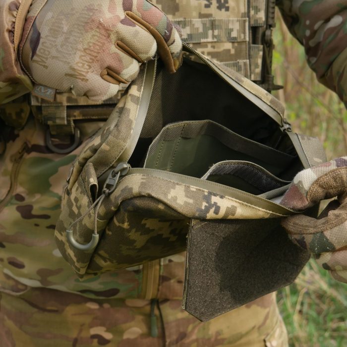 Сумка-напашник XL Kiborg GU з NIR-просоченням (Піксель) - Зображення 10