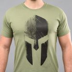 Футболка з принтом "GLADIATOR" OLIVE (Бавовна) - Зображення 4