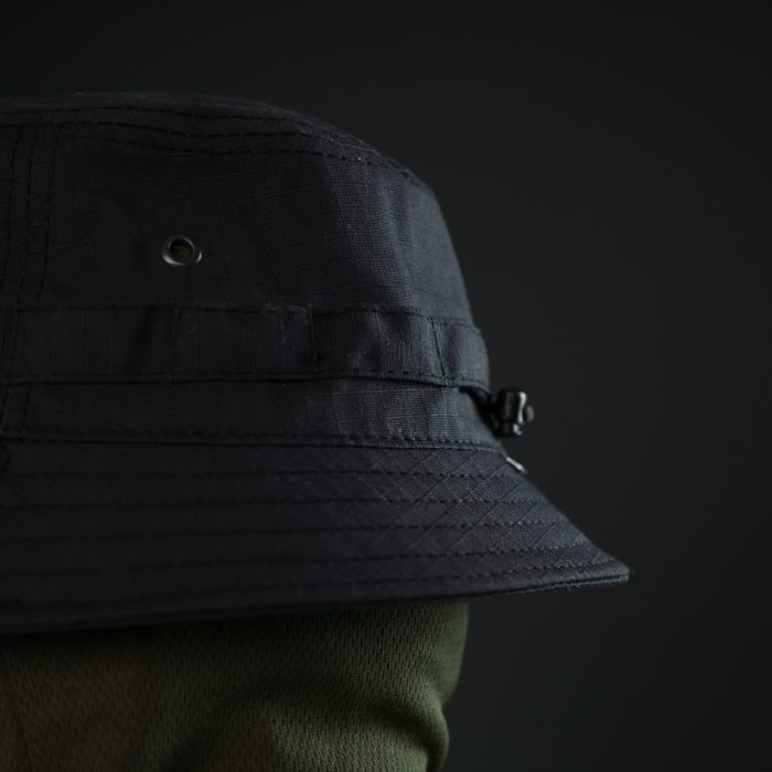 Армійська панама PLV (ріп-стоп) Чорна - Зображення 8