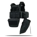 Комплект плитоноска Kiborg GU Gen.2 + 6 підсумків Чорний Мультикам - Зображення 5