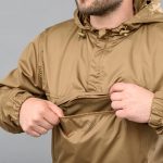 Анорак "SUMMER DEFENCE" COYOTE (Плащівка + Сітка) - Зображення 5