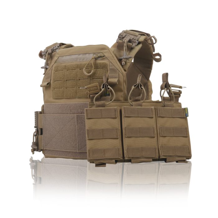 Плитоноска Kiborg GU Gen.2 + з'ємна панель для трьох магазинів Койот - Зображення 5