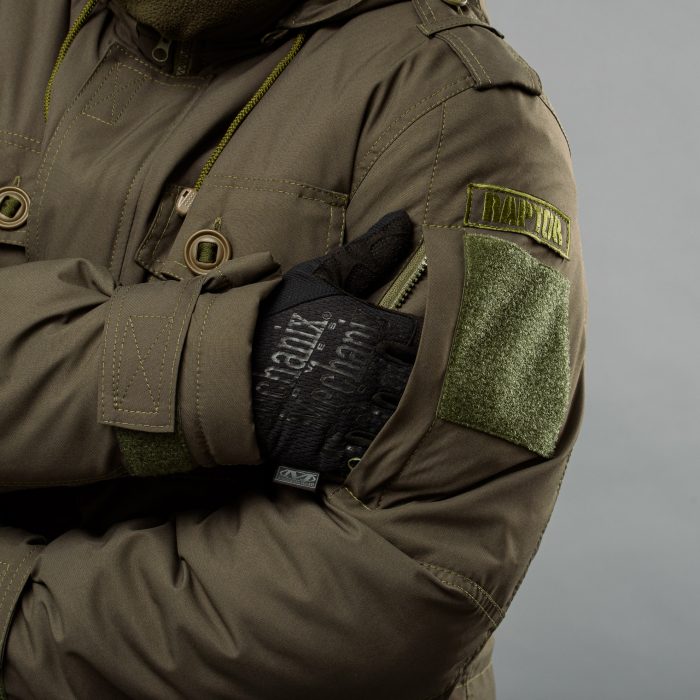 Куртка бушлат зимова "RAPTOR-3" ВВЗ OLIVE (Мембрана + Синтепон + Фліс) - Зображення 6