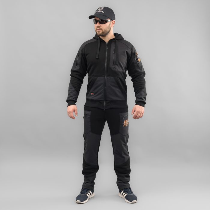 Костюм спортивний "EXTRAVEL" BLACK (Трикотаж) - Зображення 1