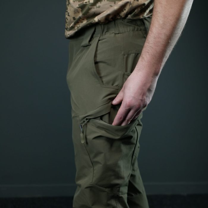 Тактичні літні штани GECON BR | Nylon-Stretch | Колір олива - Зображення 8