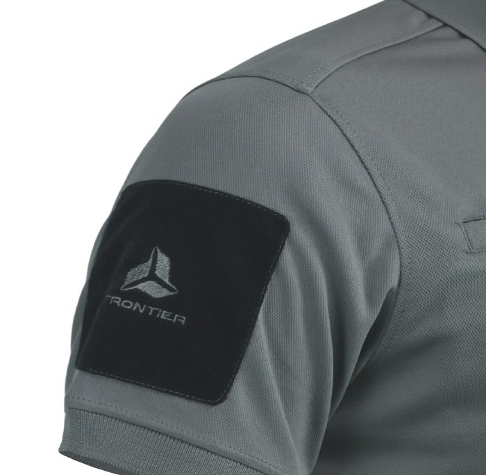 Анатомічна футболка поло графіт Frontier Milvus - Зображення 4