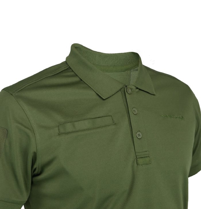 Анатомічна футболка-поло хакі Frontier Milvus - Зображення 3