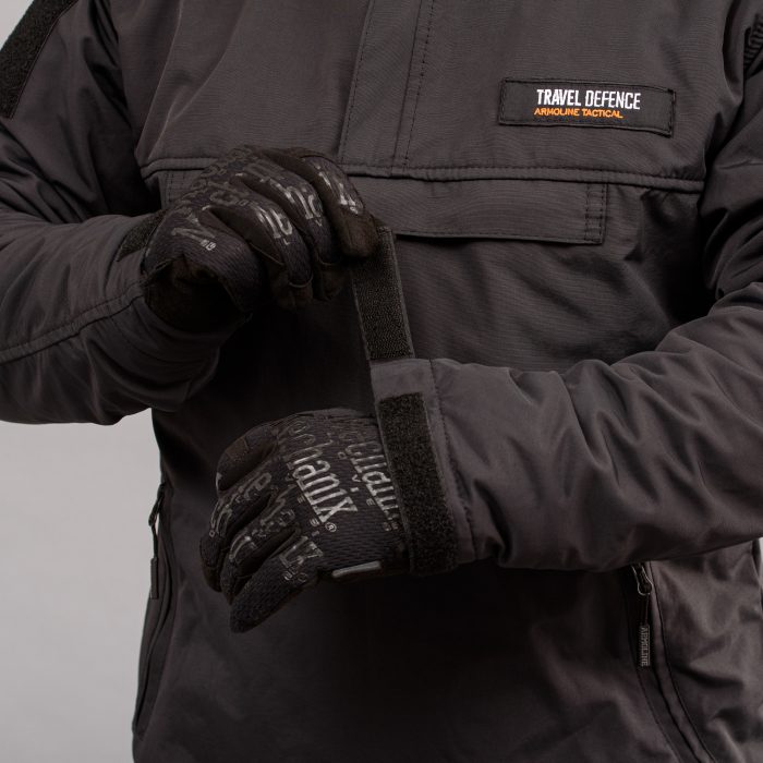 Анорак "TRAVEL DEFENCE" BLACK (Таслан + Мікрофліс) - Зображення 6