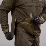 Анорак "TRAVEL DEFENCE" DARK OLIVE (Таслан + Мікрофліс) - Зображення 10