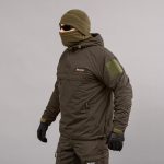 Анорак "TRAVEL DEFENCE" DARK OLIVE (Таслан + Мікрофліс) - Зображення 2